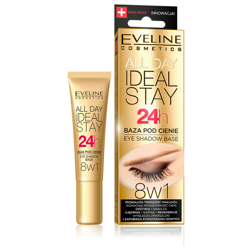 Eye Shadow Base 8 in 1 Eveline Cosmetics - baza pentru pleoape  12 ml