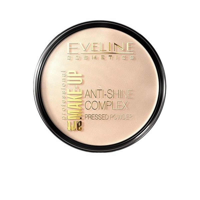 Anti-Shine Complex Eveline - pudra mata- 33 golden sand - 14 gr