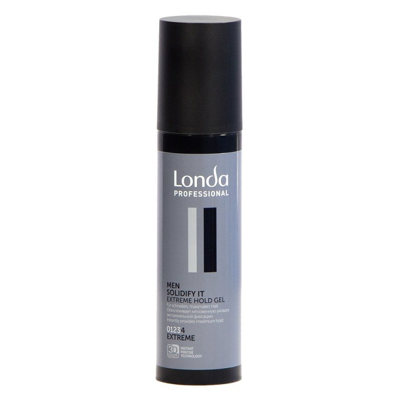 Men Solidify It Extreme Hold Londa Professional- gel cu fixare extrema 100 ml