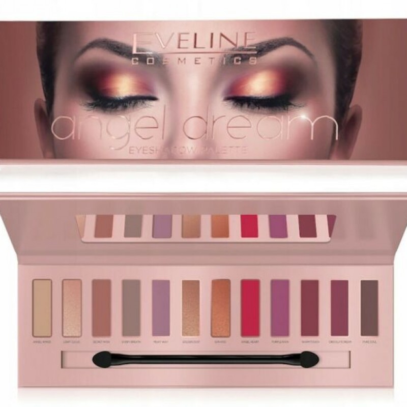 Angel Dream Eyeshadow Palette Eveline Cosmetics - paleta fard 12 gr