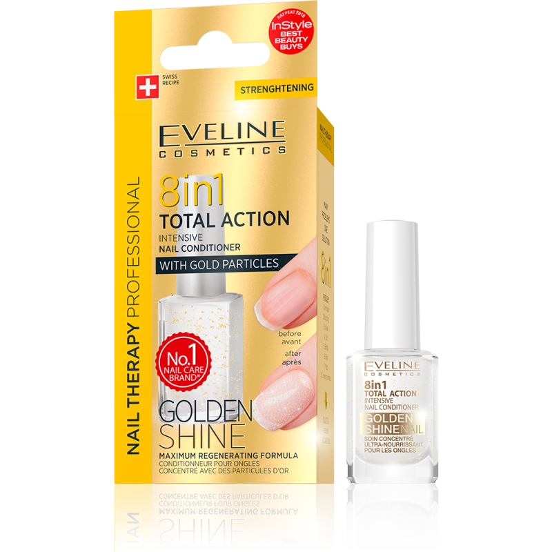 Tratament pentru unghii 8 in 1 Golden Eveline 12ml