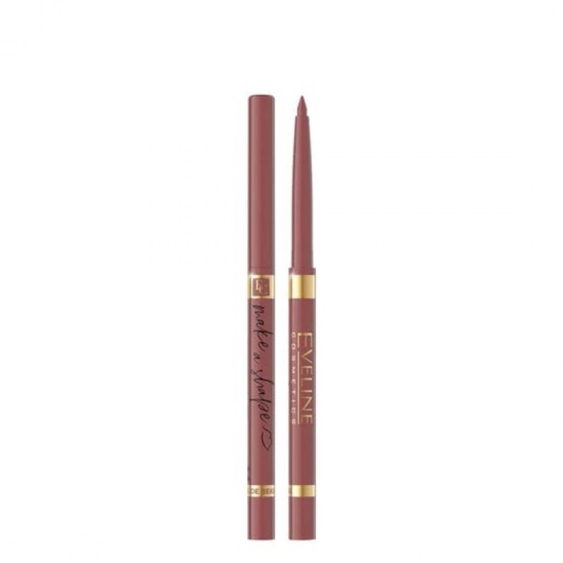 Creion buze Eveline Cosmetics - Make a Shape Automatic Lip Liner - nude beige