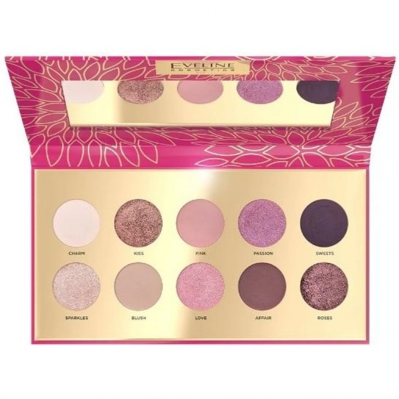 Eveline Cosmetics Romantic Eyeshadow Palette - Paleta fard  10 gr