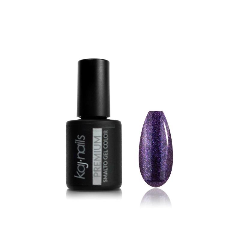 Oja semipermanenta Kaj Nails Purple Glitter 73 - 7ml