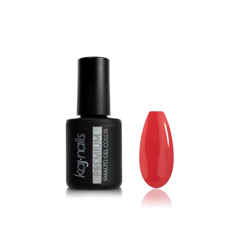 Ojă  semipermanentă  Kaj Nails Red Coral 78 - 7ml