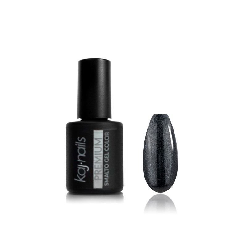 Kaj Nails Oja semipermanentă Black Glitter  109 - 7 ml