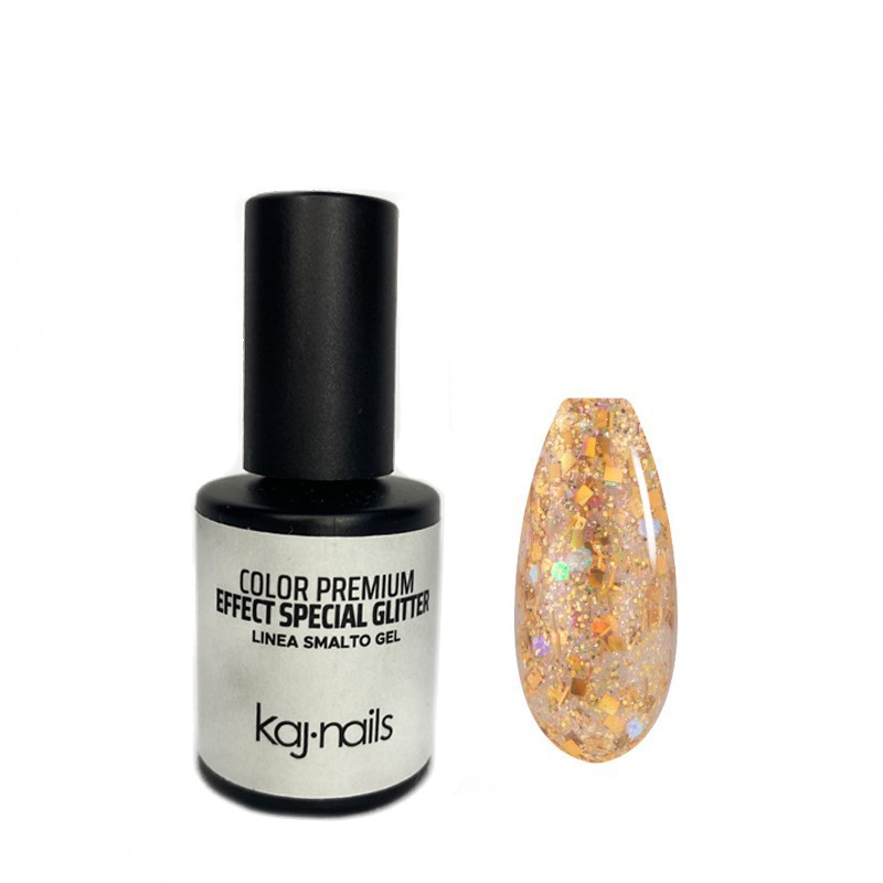 Kaj Nails Oja Semipermanentă cu Efect Special Glitter Sparkling Capri H04