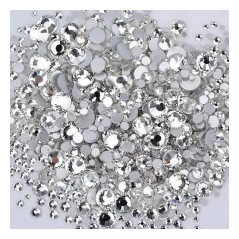 Cristale unghii tip swarovski mix - 1440 buc/set