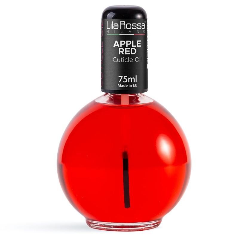 Ulei cuticule cu Pensula, Lila Rossa - Apple  Red - 75 ml