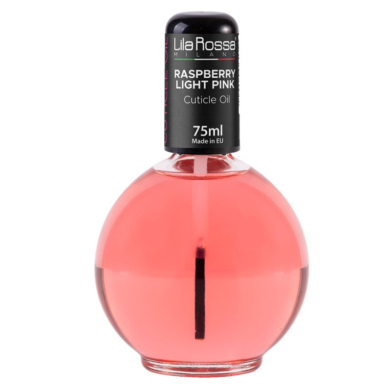 Ulei cuticule cu Pensulă, Lila Rossa - Raspberry Light Pink - 75 ml